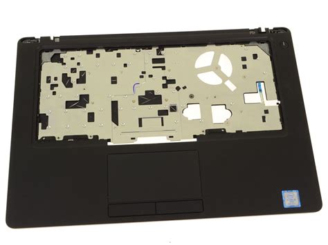 dual pointing palmrest with contact smart card only|Genuine Dell Latitude 5490 Palmrest Touchpad Assembly .